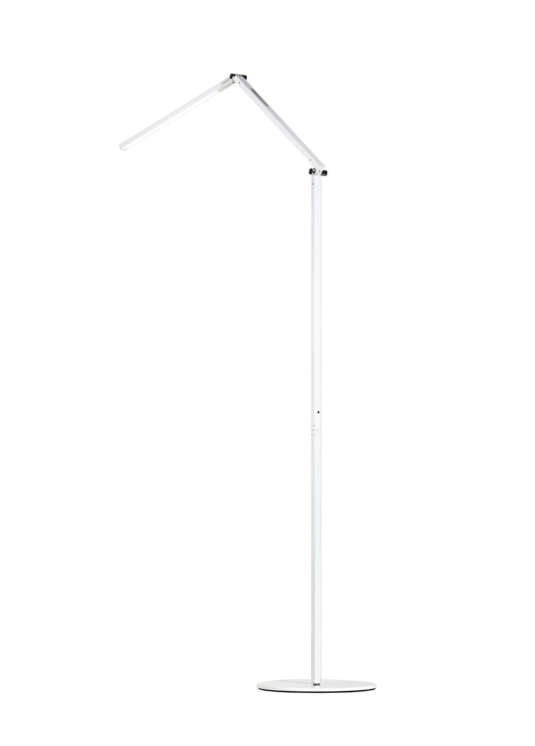 Z-Bar Floor Lamp in White - Lamps Expo