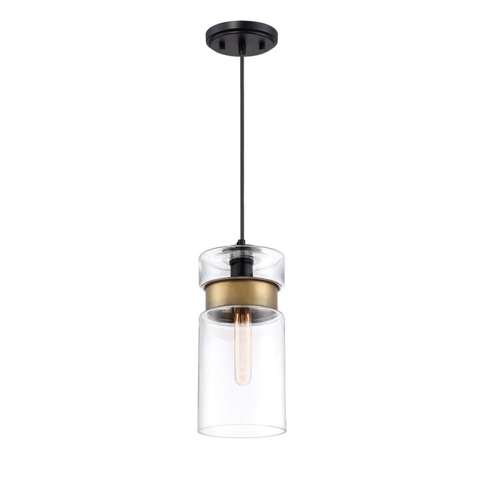Gathering 1-Light Mini Pendant in Mystic Black