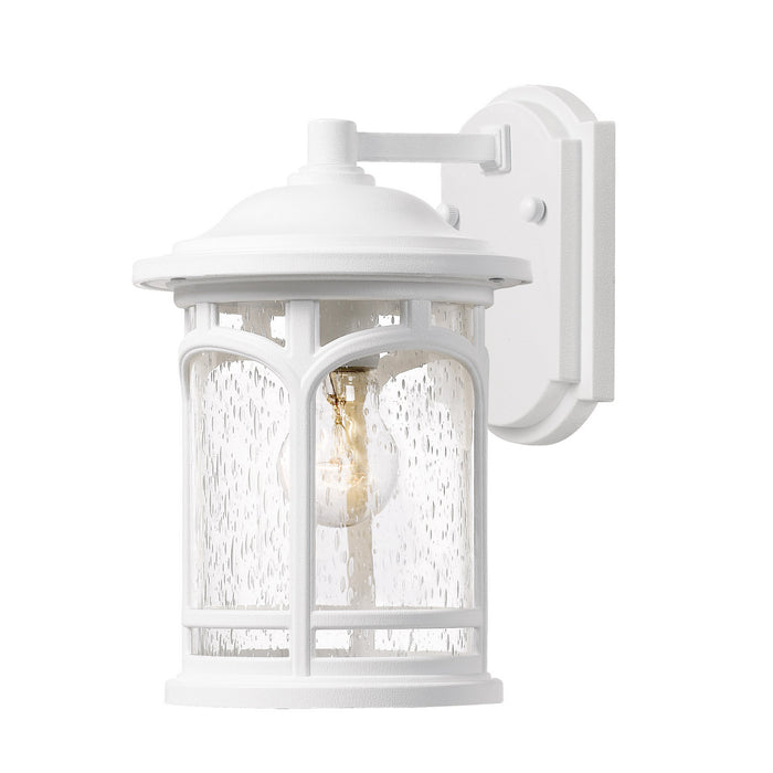 Marblehead 1-Light Outdoor Lantern in White Lustre
