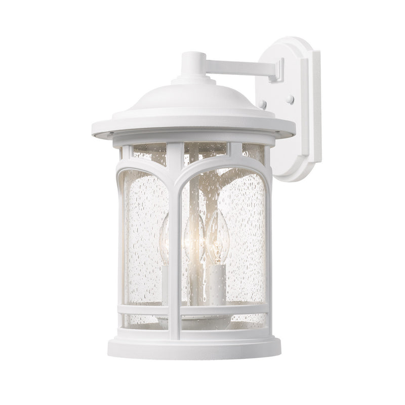 Marblehead 3-Light Outdoor Lantern in White Lustre