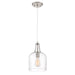 Anson 1-Light Mini Pendant in Brushed Nickel
