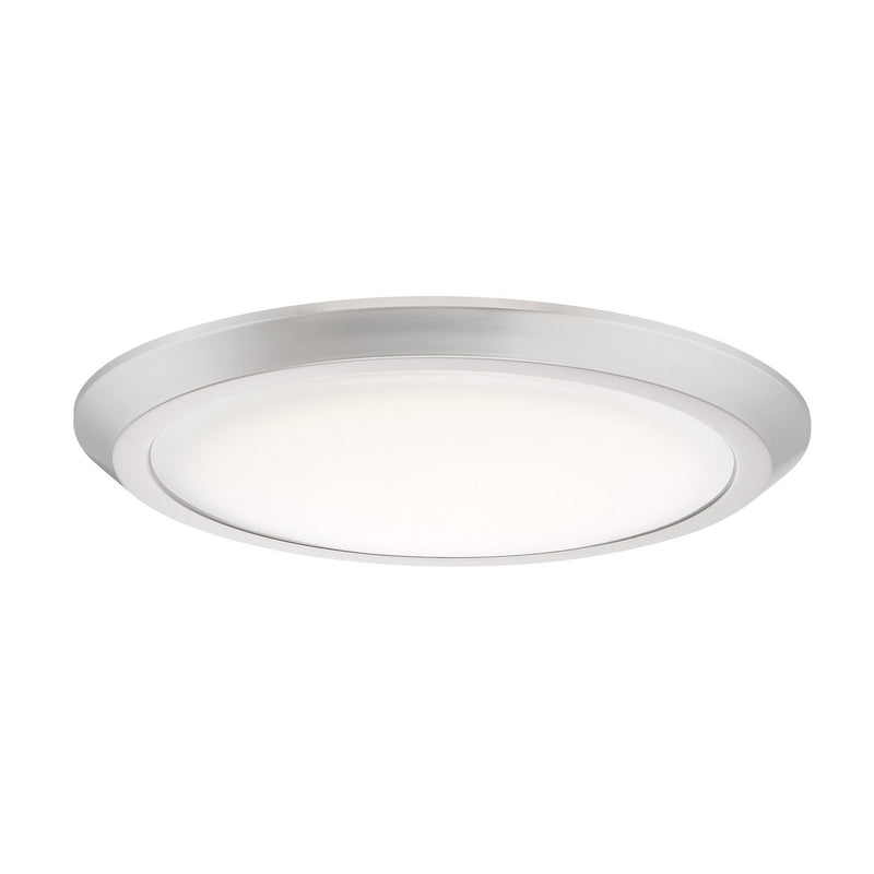 Verge LED Flush Mount in Brushed Nickel