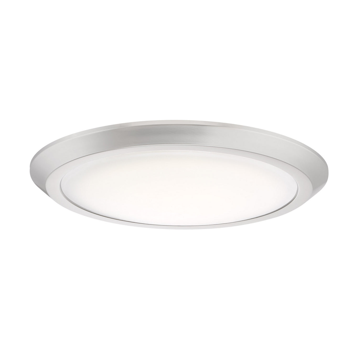 Verge LED Flush Mount in Brushed Nickel