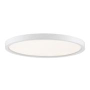 Outskirts LED Flush Mount in White Lustre