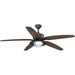 Montague 60" Indoor/Outdoor Ceiling Fan in Forged Black
