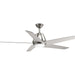 Gust 54" 5-Blade Ceiling Fan in Brushed Nickel
