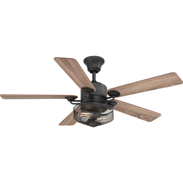 Greer 54" 5-Blade Ceiling Fan in Gilded Iron