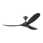 Maverick Ceiling Fan in Matte Black with Black Blade