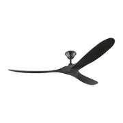 Maverick Max Ceiling Fan in Matte Black with Black Blade
