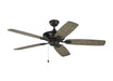 Colony Max Ceiling Fan in Aged Pewter with Light Grey Weathered Oak Blade