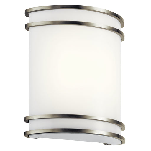 Wall Sconce 1-Light LED in Brushed Nickel