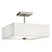 Shailene Semi Flush 3-Light in Brushed Nickel