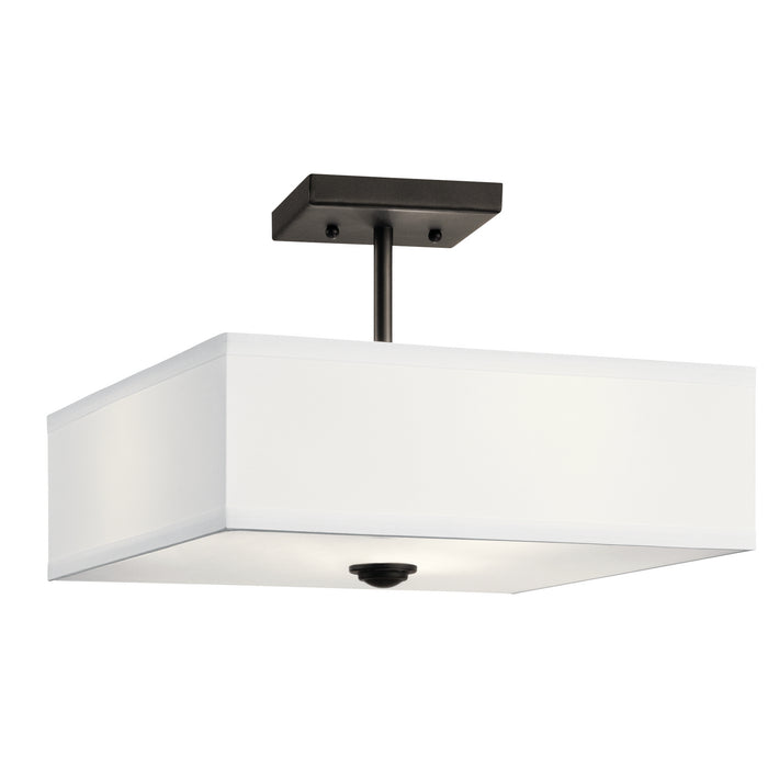 Shailene Semi Flush 3-Light in Olde Bronze