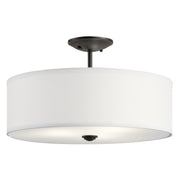 Shailene Semi Flush 3-Light in Olde Bronze