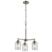 Winslow Mini Chandelier 3-Light in Brushed Nickel