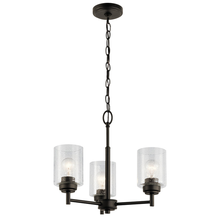 Winslow Mini Chandelier 3-Light in Olde Bronze