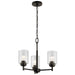 Winslow Mini Chandelier 3-Light in Olde Bronze