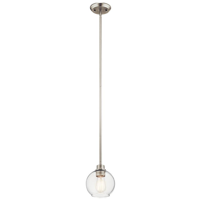Harmony Mini Pendant 1-Light in Brushed Nickel
