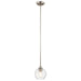 Harmony Mini Pendant 1-Light in Brushed Nickel