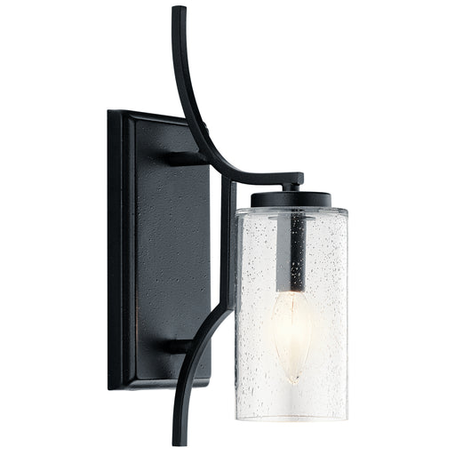 Vara Wall Sconce 1-Light in Distressed Black
