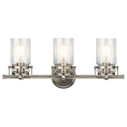 Brinley Bath Sconce 3-Light in Brushed Nickel