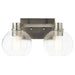 Harmony Bath Sconce 2-Light in Brushed Nickel