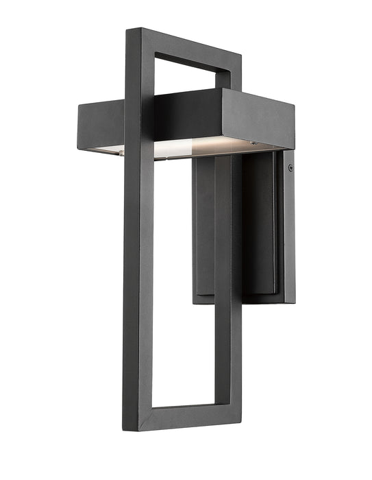 Luttrel 1 Light Outdoor Wall Sconce in Black