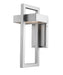 Luttrel 1 Light Outdoor Wall Sconce in Silver