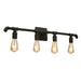 Wymer 4x60W Bath Vanity Light With Matte Bronze Finish
