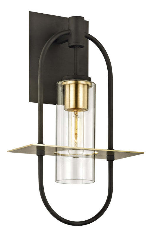 Smyth 1-Light Wall in Dark Bronze & Brushed Brass - Lamps Expo