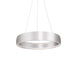 Halo Down Pendant in Silver - Lamps Expo