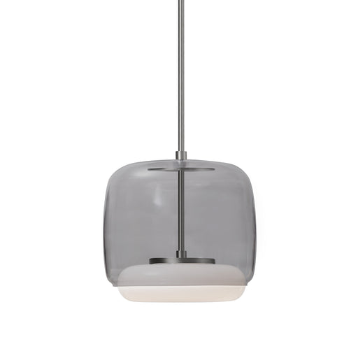 Enkel Down Pendant in Smoked/ Nickel