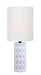 Lite Source (LS-23202WHT) Delta Mini-Table Lamp