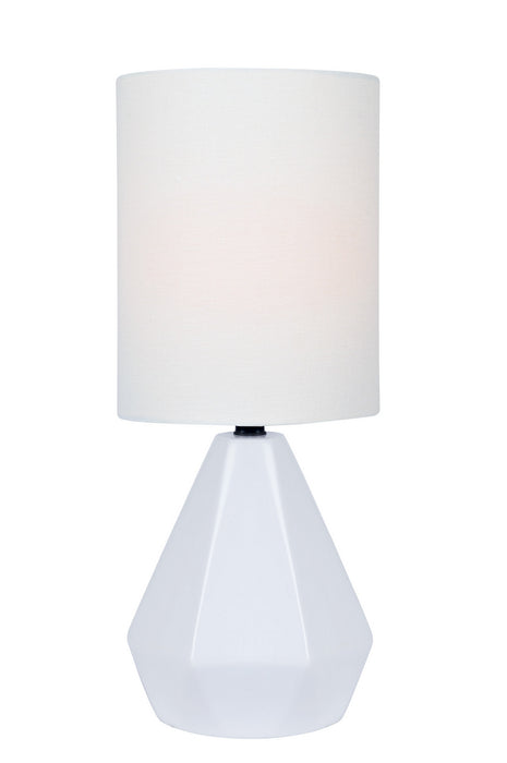 Lite Source (LS-23204WHT) Mason Mini-Table Lamp