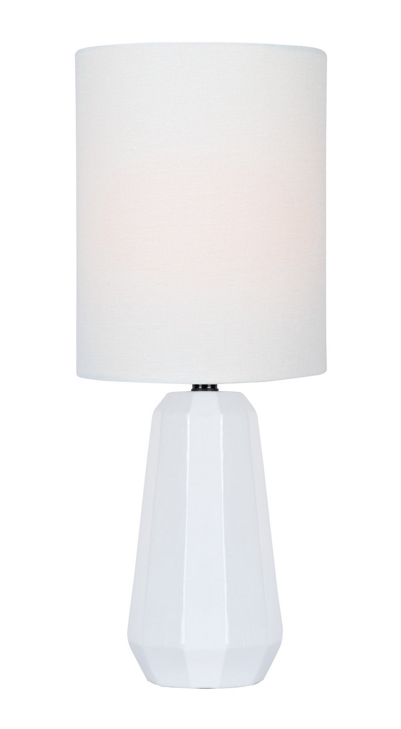 Lite Source (LS-23212WHT) Charna Mini Talbe Lamp