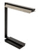 19 Inch Jay LED Table Lamp in Black with Polished Nickel