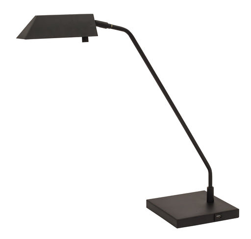 Newbury Table Lamp in Black with USB Port