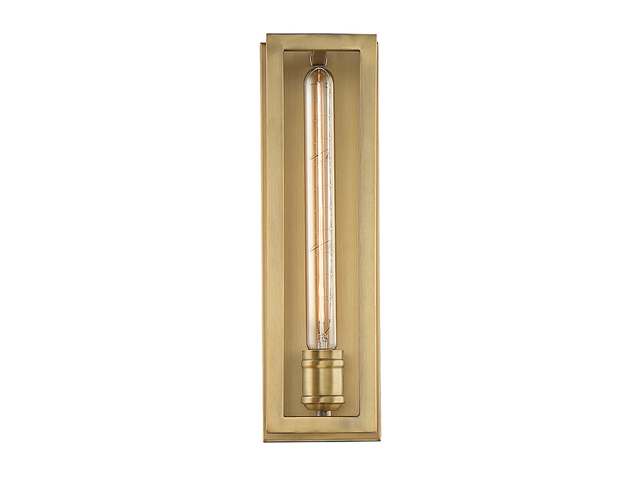 Clifton 1-Light Sconce in Warm Brass - Lamps Expo