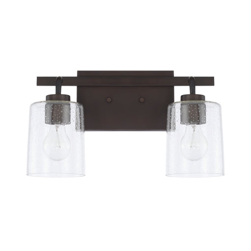 Greyson Two Light Vanity in Bronze