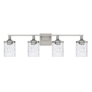 Colton Four Light Vanity in Brushed Nickel