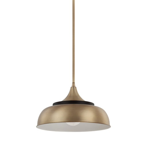 1 Light Pendant in Brass and Onyx - Lamps Expo