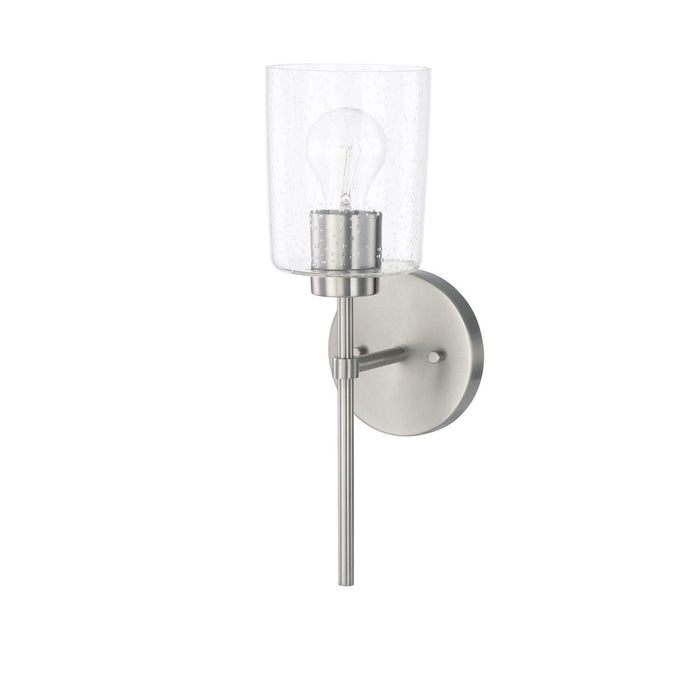 Greyson One Light Wall Sconce in Brushed Nickel