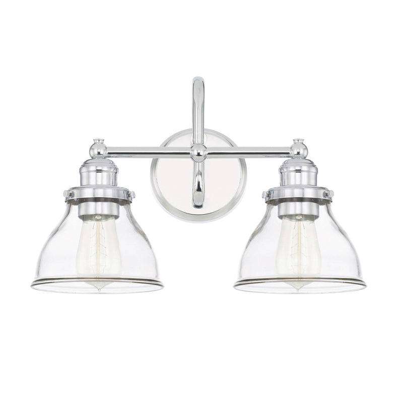 Baxter 2 Light Vanity in Chrome