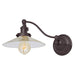 Soho 1-Light Half Swing Ashbury Wall Sconce in Oil rubbed bronze