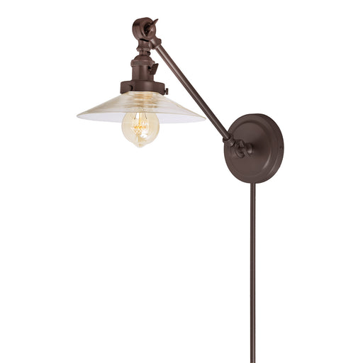 Soho 1-Light Double Swivel Ashbury Wall Sconce in Oil rubbed bronze
