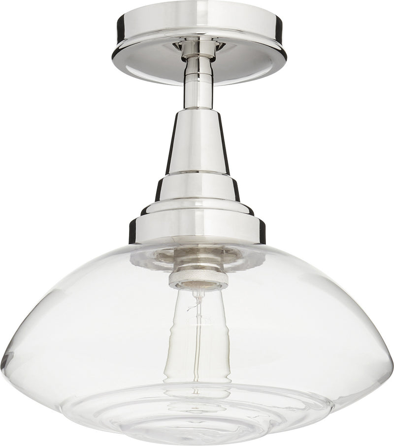 Transitional Ceiling Mount in Polished Nickel - Lamps Expo