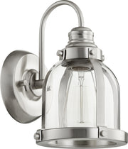 Transitional Wall Mount in Satin Nickel