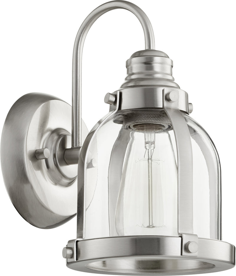 Transitional Wall Mount in Satin Nickel