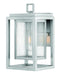 Republic Small Wall Mount Lantern in Satin Nickel