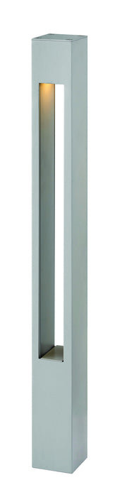 Atlantis Square Small Bollard in Titanium